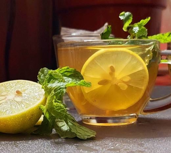 Refreshing Lemon Green Tea